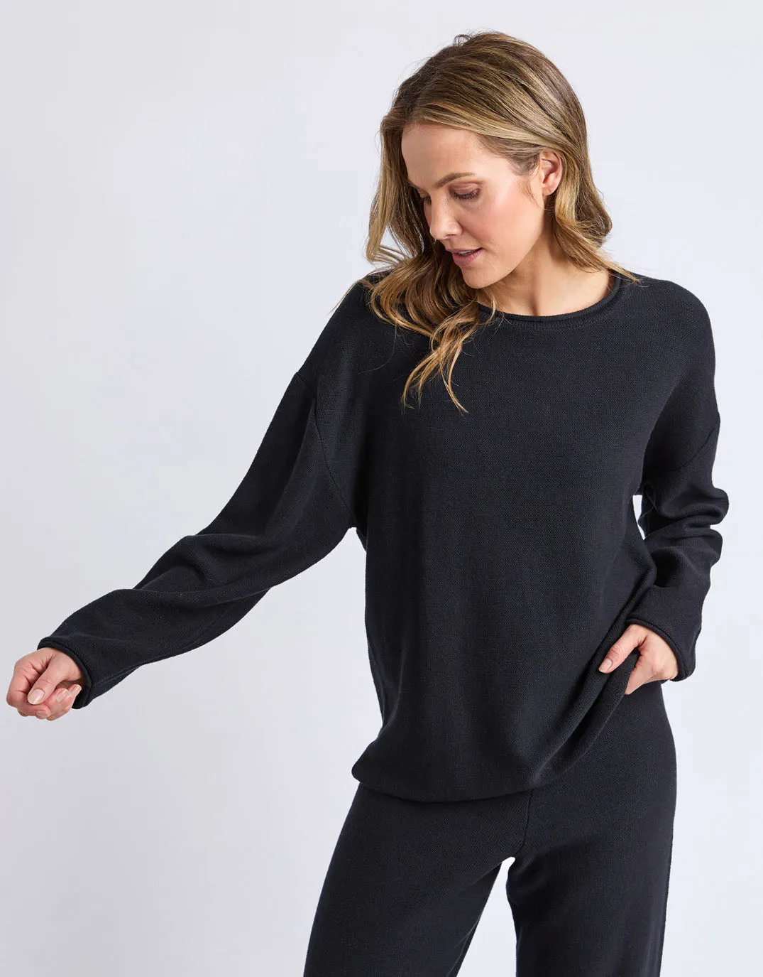 Marley Knit - Black sold by White & Co