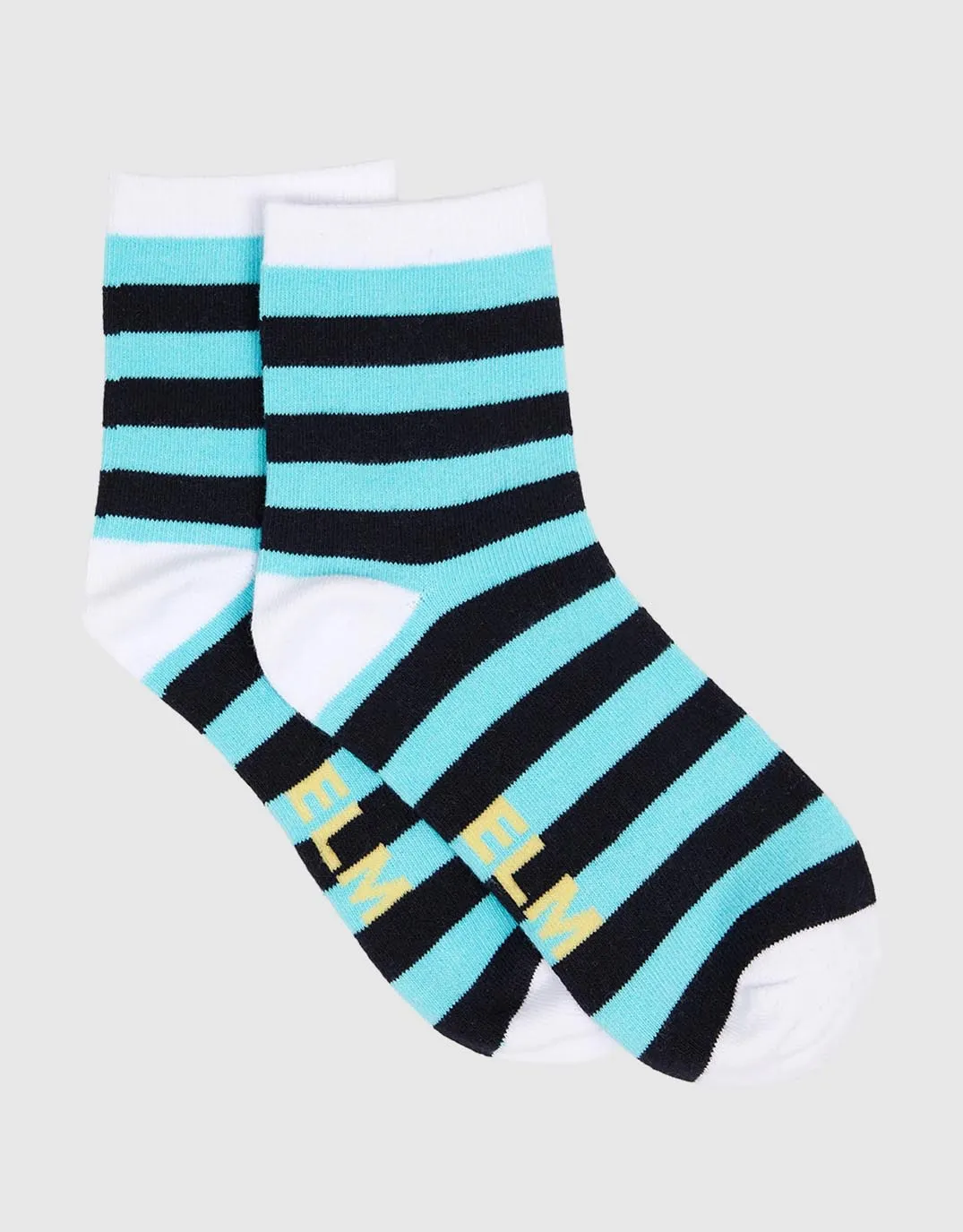 Ankle Socks 2pk - Eden Stripe sold by White & Co product image thumbnail 4