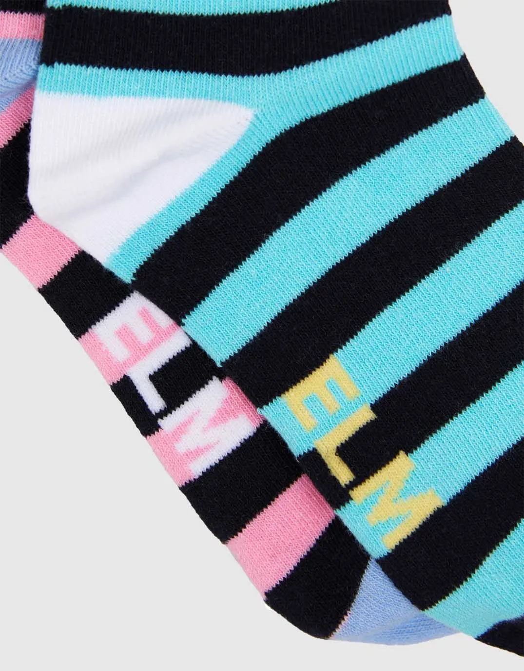 Ankle Socks 2pk - Eden Stripe sold by White & Co product image thumbnail 5