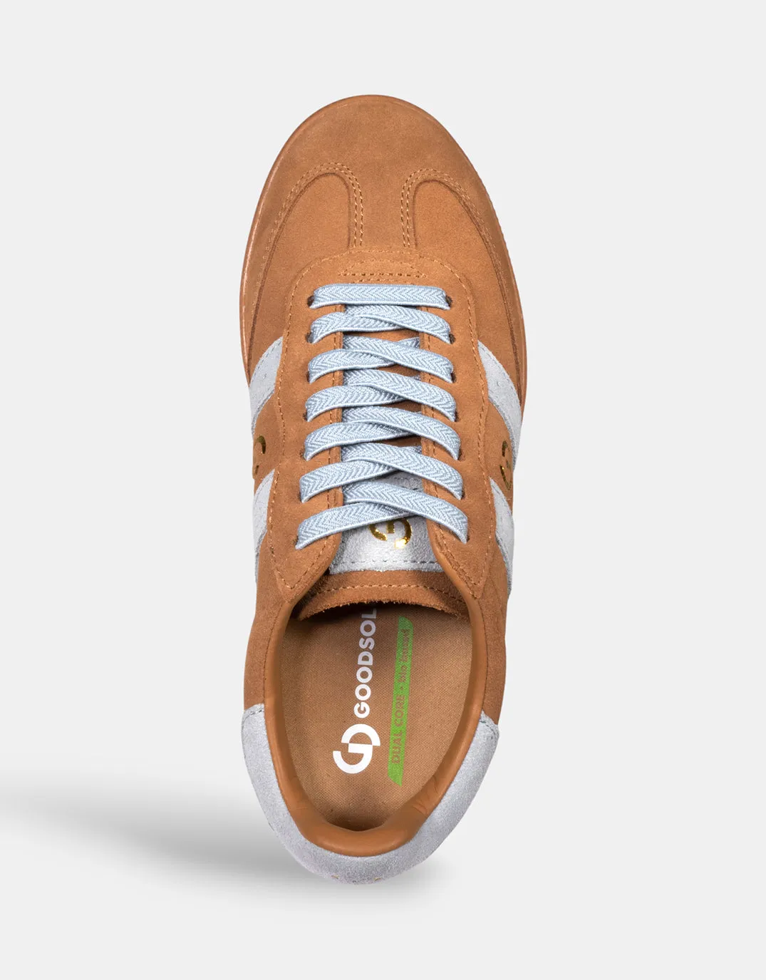 Parallel Suede Sneakers - Smoke Brown/Blue sold by White & Co product image thumbnail 4