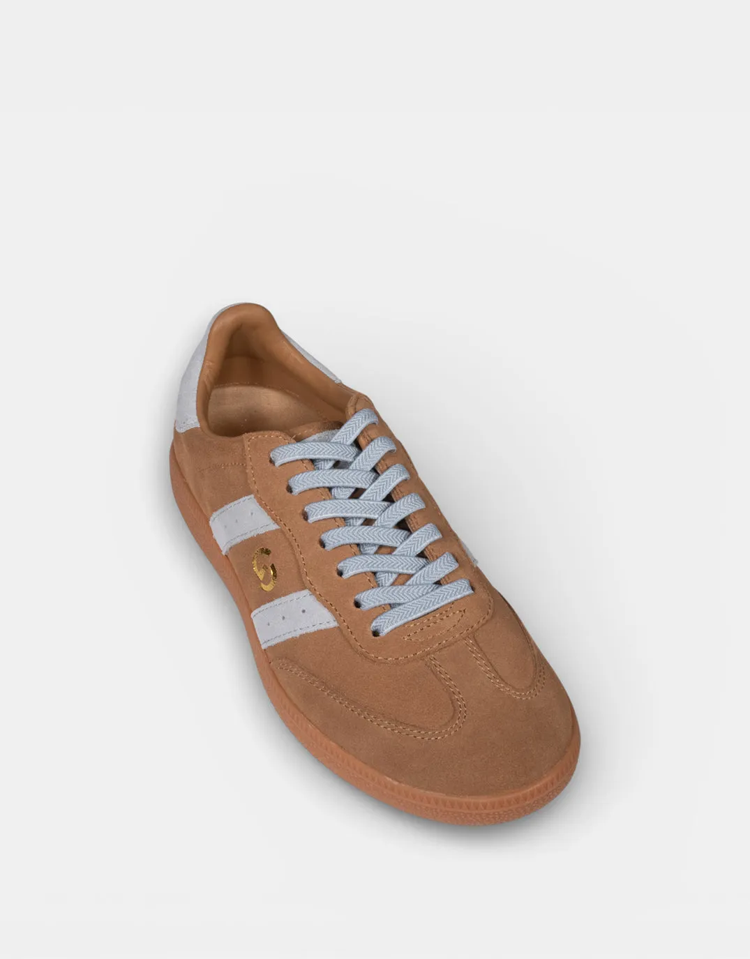 Parallel Suede Sneakers - Smoke Brown/Blue sold by White & Co product image thumbnail 2