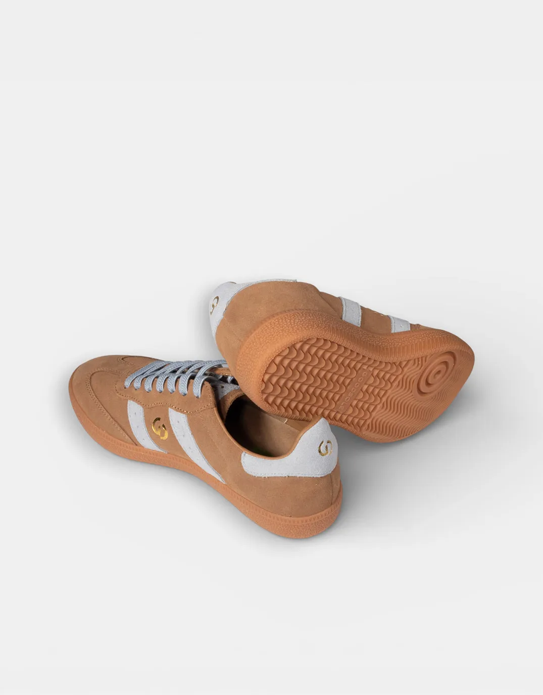 Parallel Suede Sneakers - Smoke Brown/Blue sold by White & Co product image thumbnail 3
