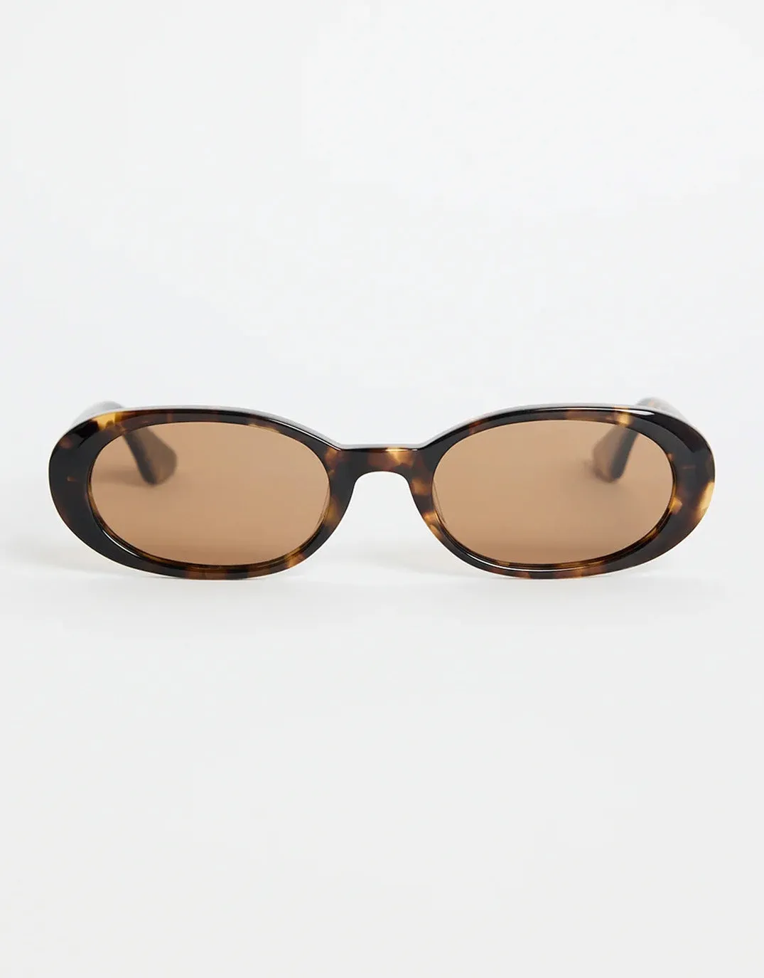 Sydney Narrow Oval Sunglasses - Tort sold by White & Co product image thumbnail 3