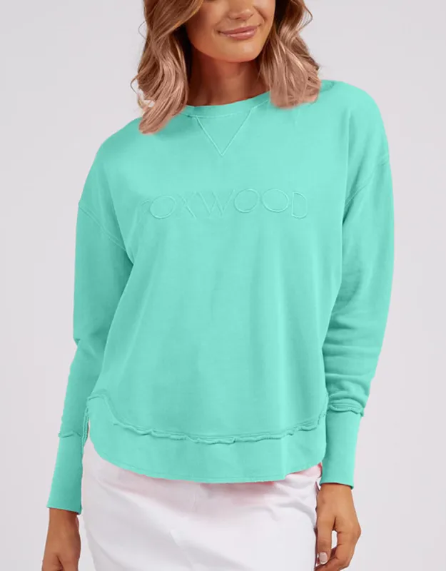 Simplified Crew - Neon Mint made by White & Co