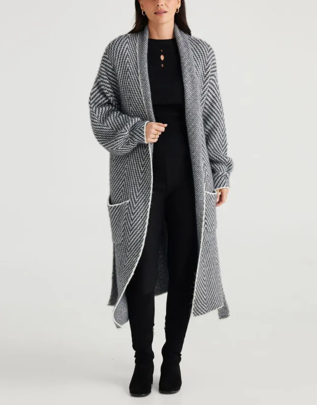 Harley Cardigan - Grey sold by White & Co