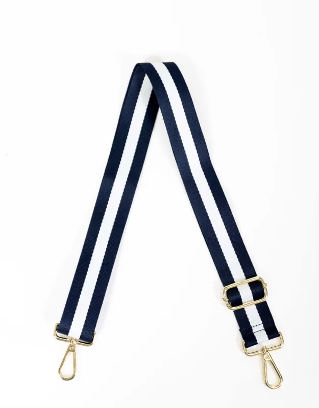Bag Strap Stripe - Navy/White sold by White & Co