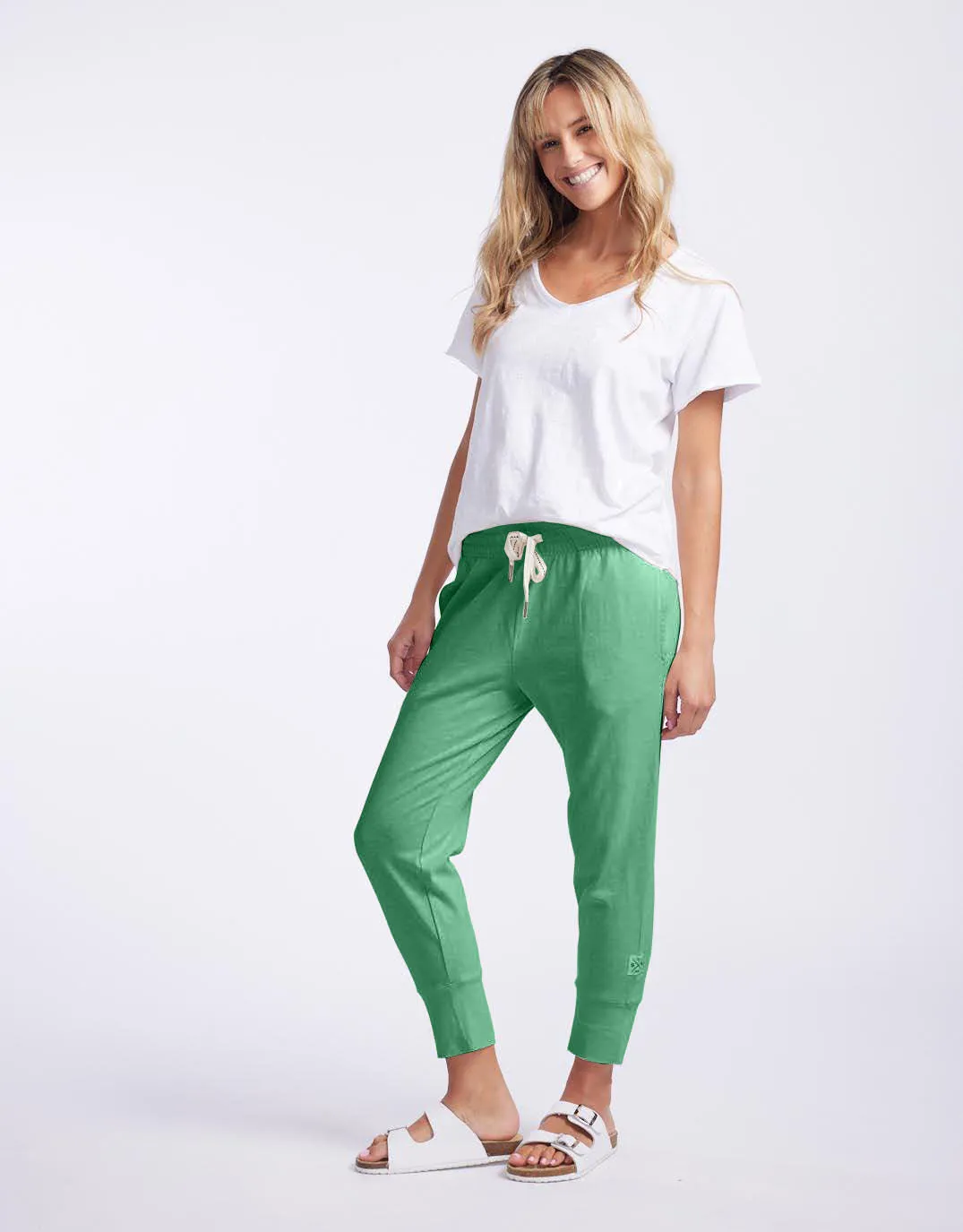 3/4 Brunch Pants - Greenbriar sold by White & Co product image thumbnail 3
