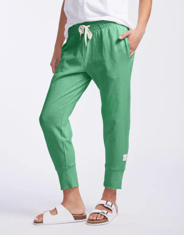 3/4 Brunch Pants - Greenbriar sold by White & Co