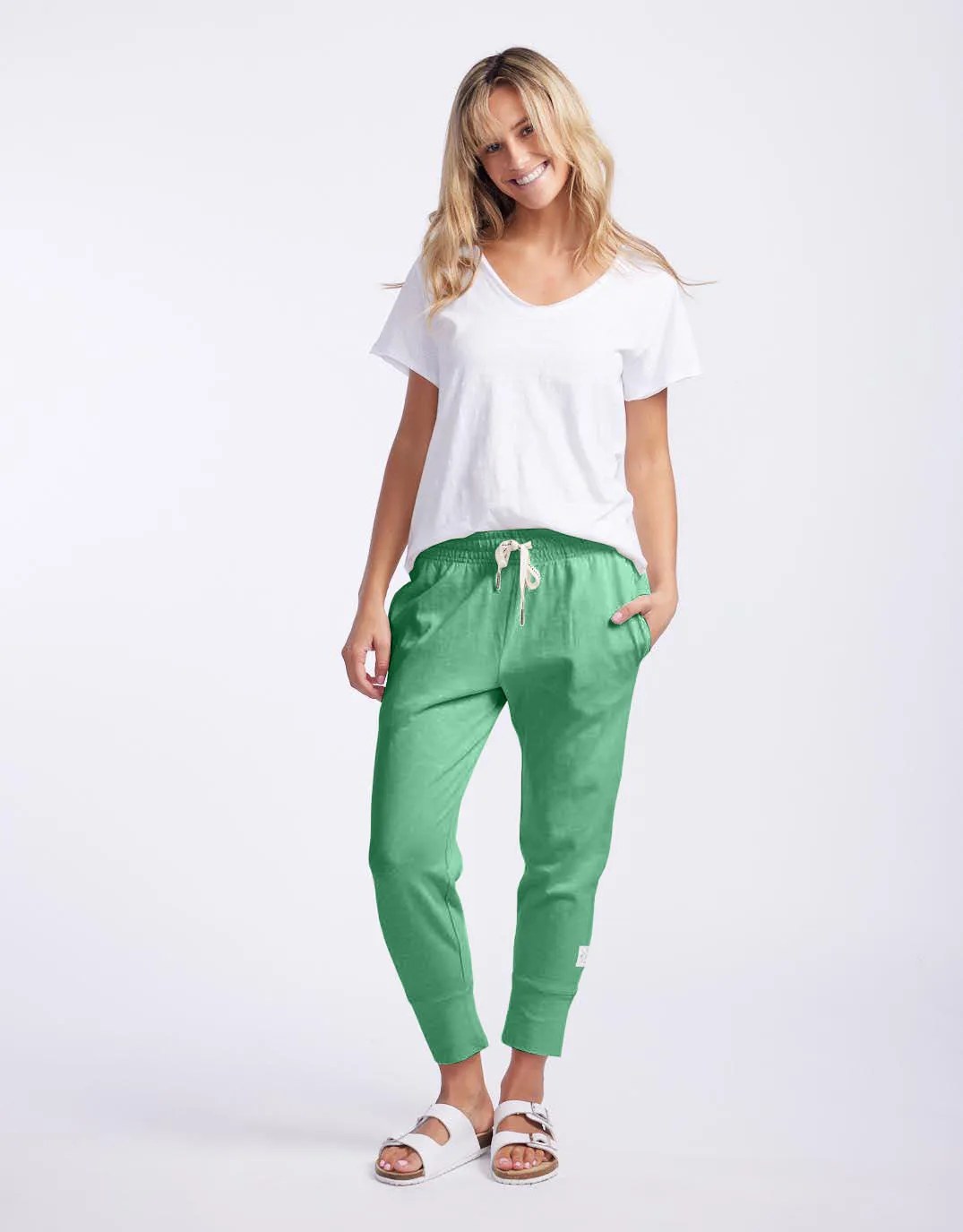 3/4 Brunch Pants - Greenbriar sold by White & Co product image thumbnail 2
