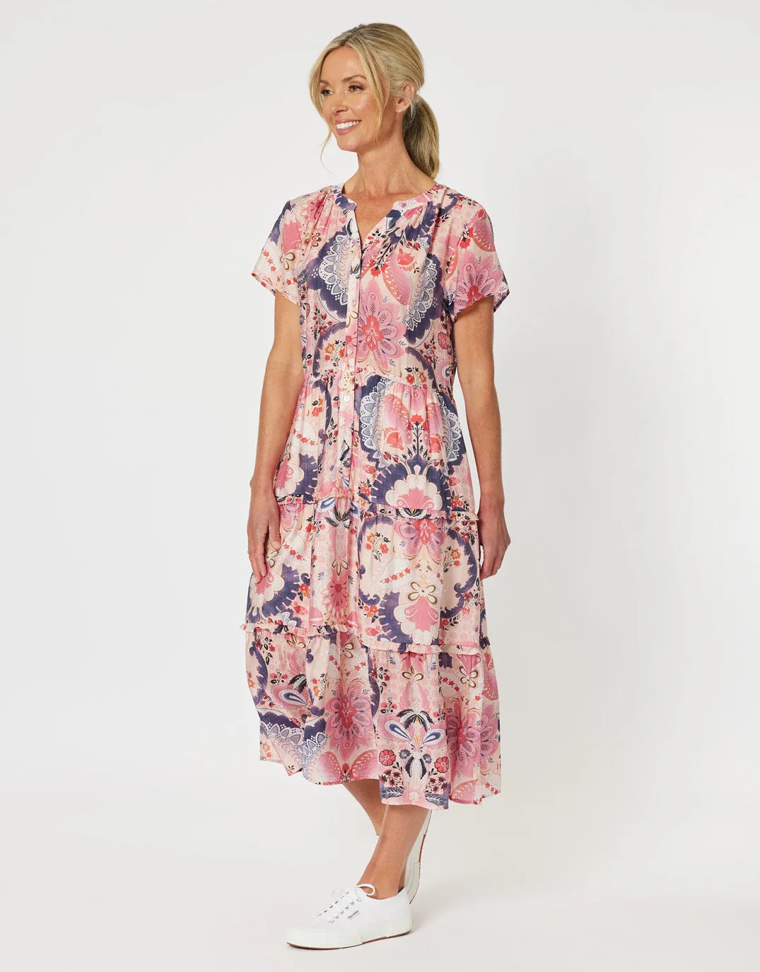 Newport Dress - Coral sold by White & Co product image thumbnail 5
