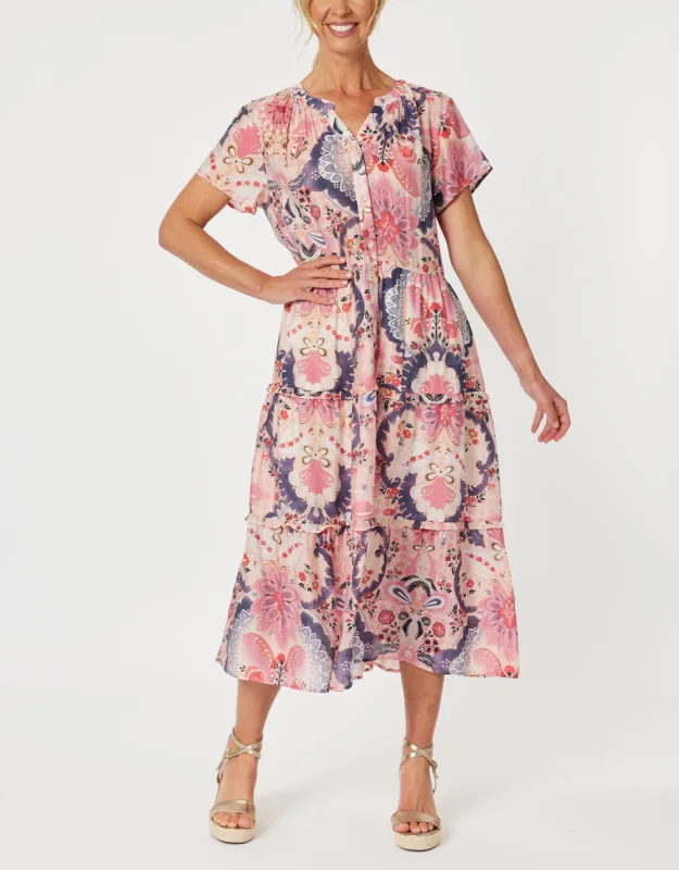 Newport Dress - Coral sold by White & Co