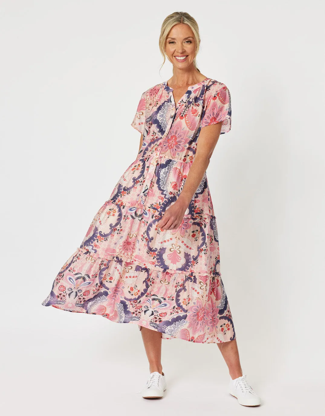 Newport Dress - Coral sold by White & Co product image thumbnail 4