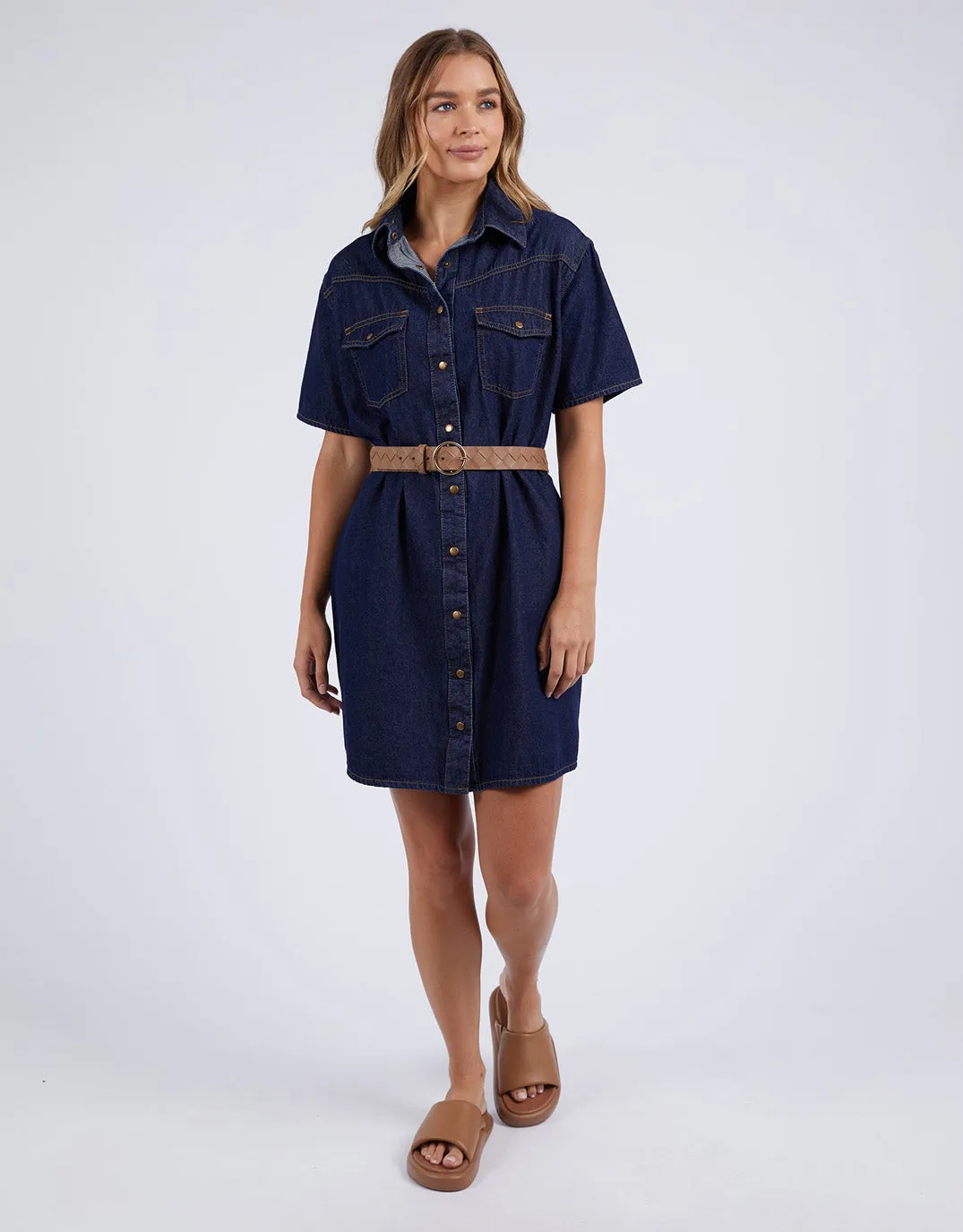 Sorcha Denim Dress - Indigo Denim sold by White & Co product image thumbnail 4