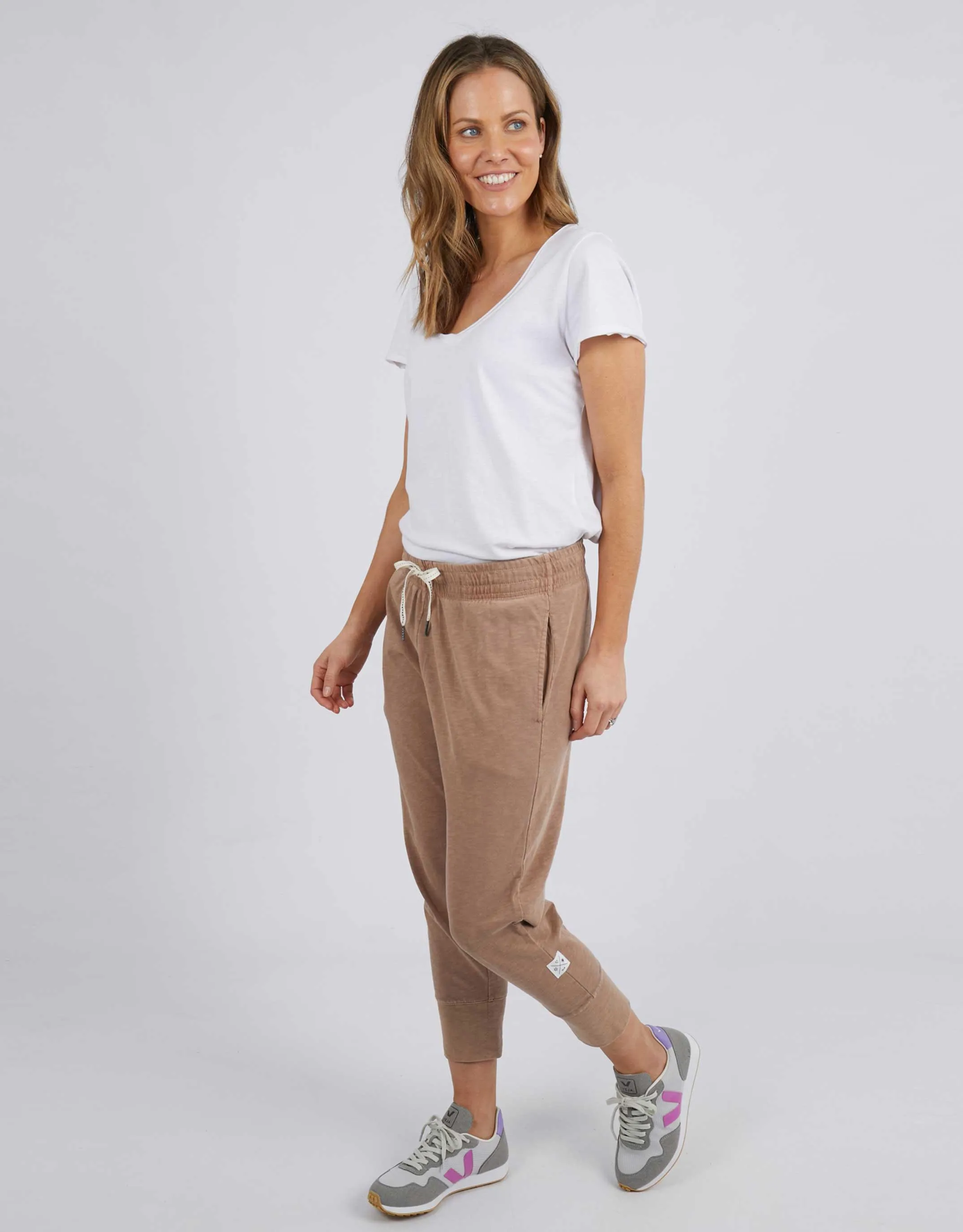 3/4 Brunch Pants - Mocha sold by White & Co product image thumbnail 4