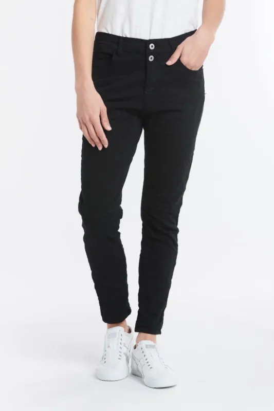 Emma Stretch Jean - Black sold by White & Co