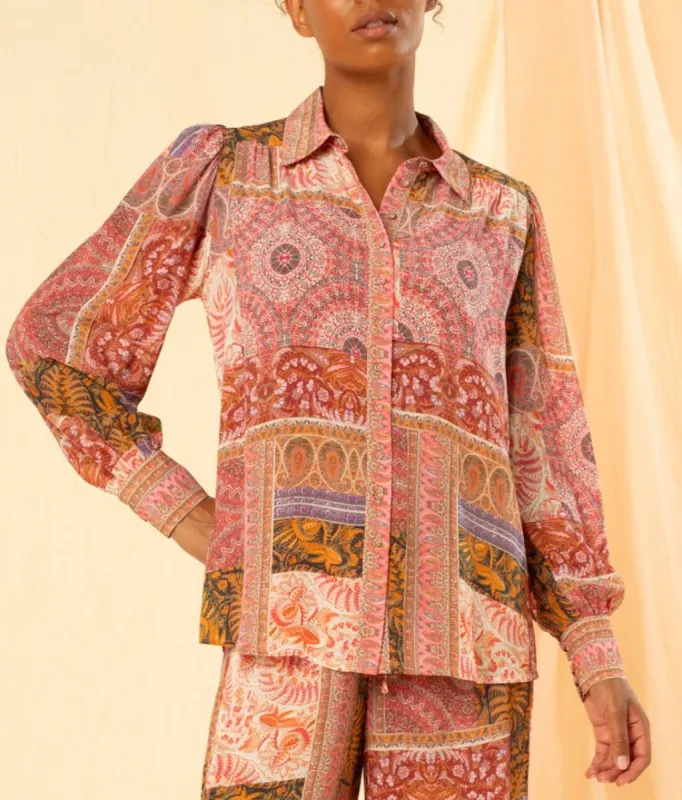 Julia Shirt - Riviera sold by White & Co