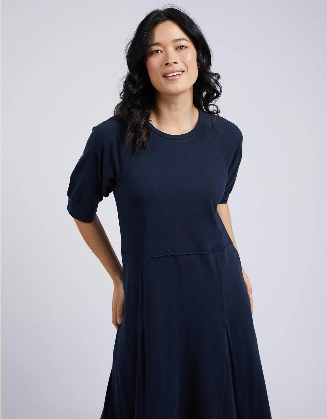 York Midi Dress - Navy sold by White & Co product image thumbnail 4