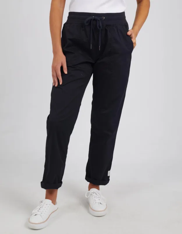Carrie Jogger Pant - Black made by White & Co