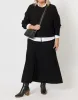 Kate Long Knit Skirt - Black sold by White & Co