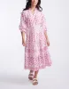 Waterlily Byron Midi Dress - Pink sold by White & Co