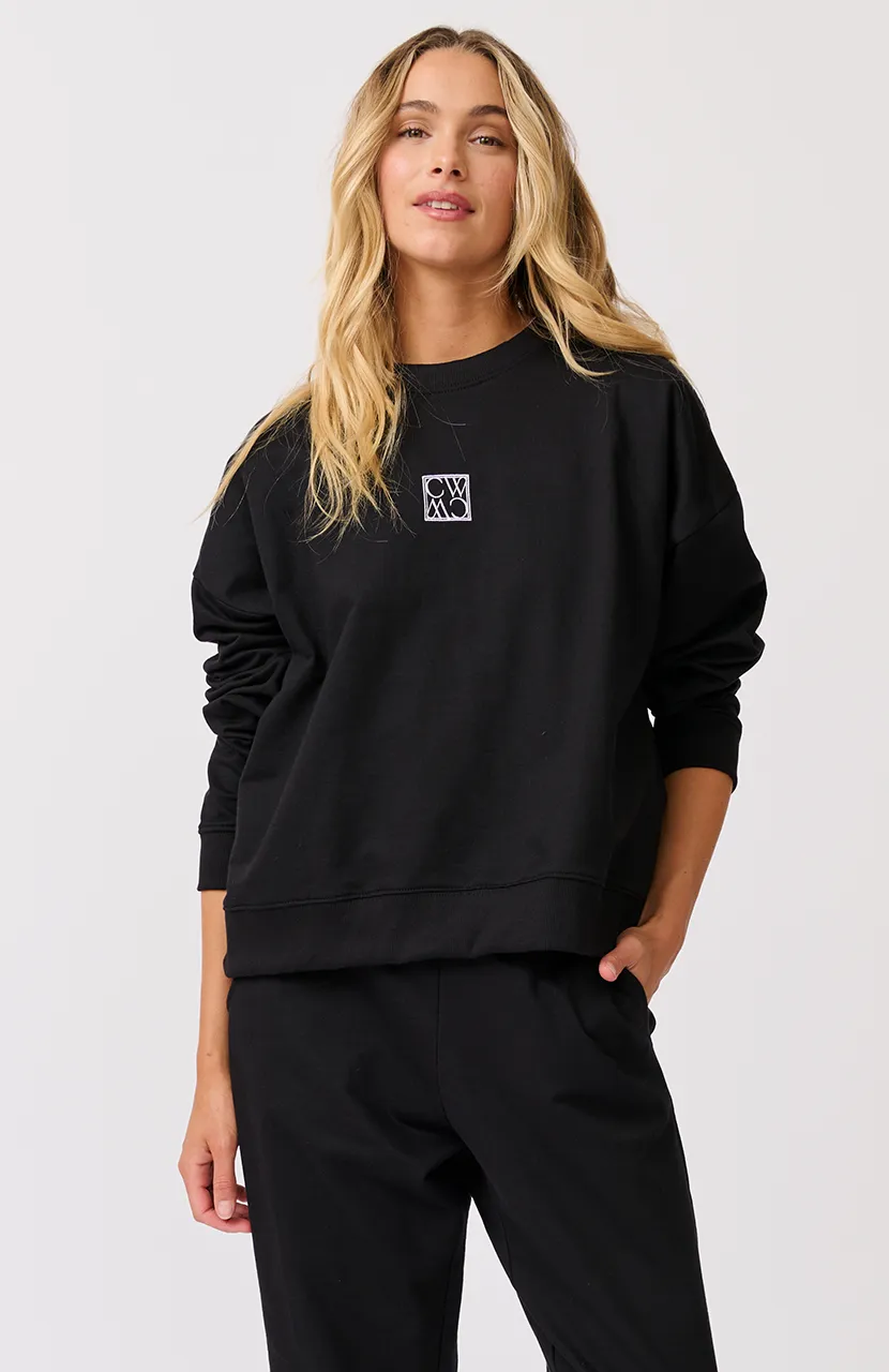 Ada Slim Sweater - Black sold by White & Co