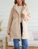 Teddy Faux Fur Jacket - Beige sold by White & Co