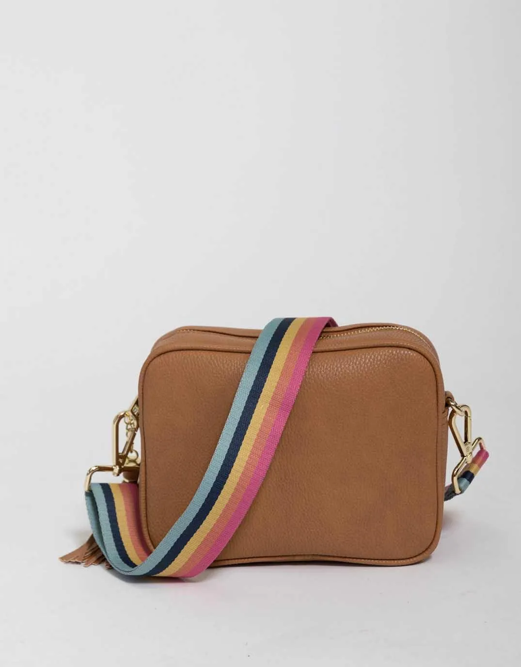 Zoe Crossbody Bag - Tan/Lolly Stripe sold by White & Co product image thumbnail 4