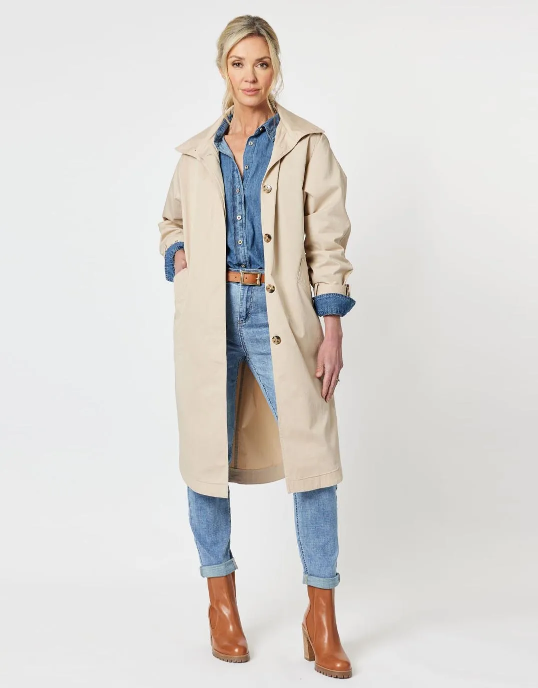 Chambray Shirt - Denim sold by White & Co product image thumbnail 4