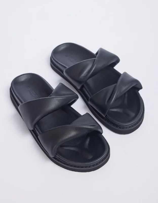 Tactful Slides - Black sold by White & Co