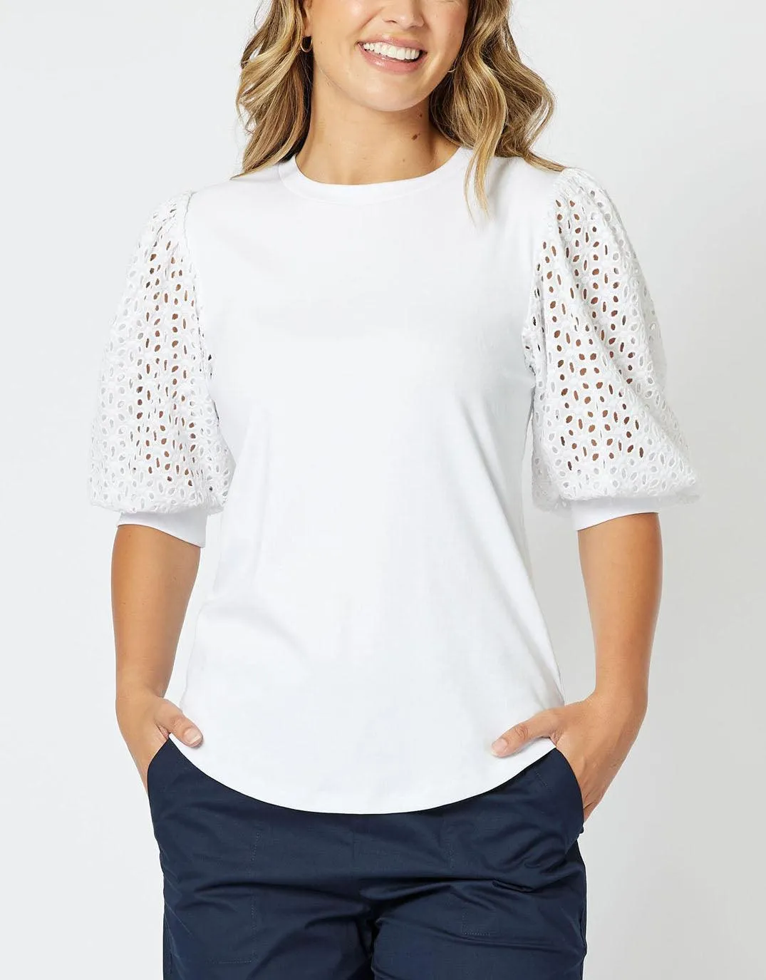 Kyla Top - White sold by White & Co