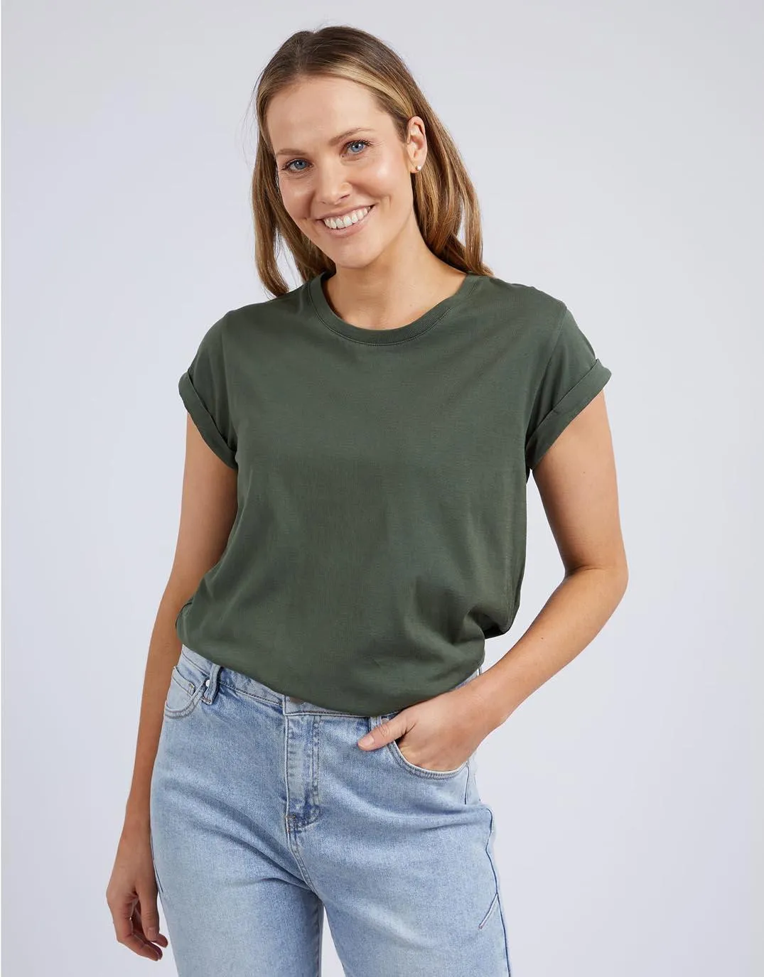 Manly Tee - Khaki sold by White & Co product image thumbnail 5