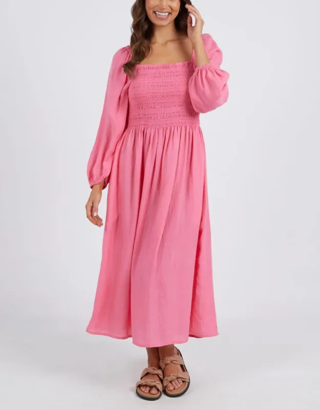 Dusk Midi Dress - Pink Lemonade sold by White & Co