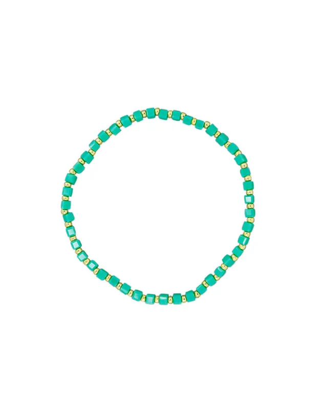 Melody Bracelet - Green sold by White & Co