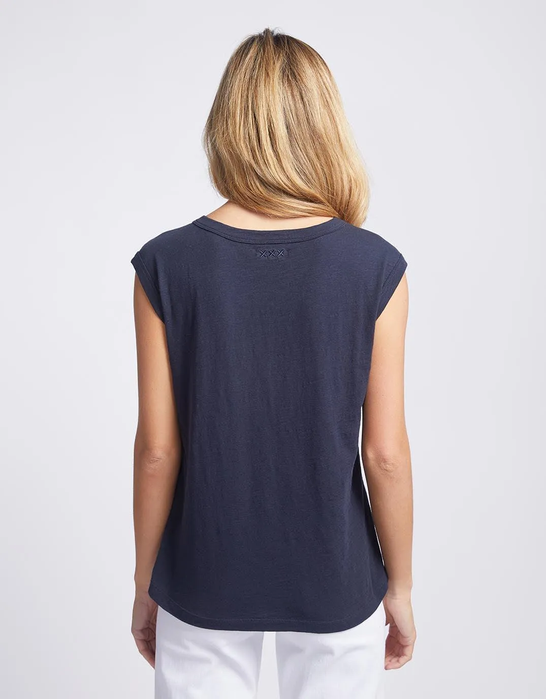 Cali Tank Top - Navy sold by White & Co product image thumbnail 5