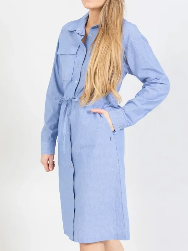 COSTER CHAMBRAY SHIRT DRESS sold by Yeltuor