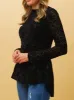 CAROLINE K MORGAN FLOCKED MESH TOP sold by Yeltuor