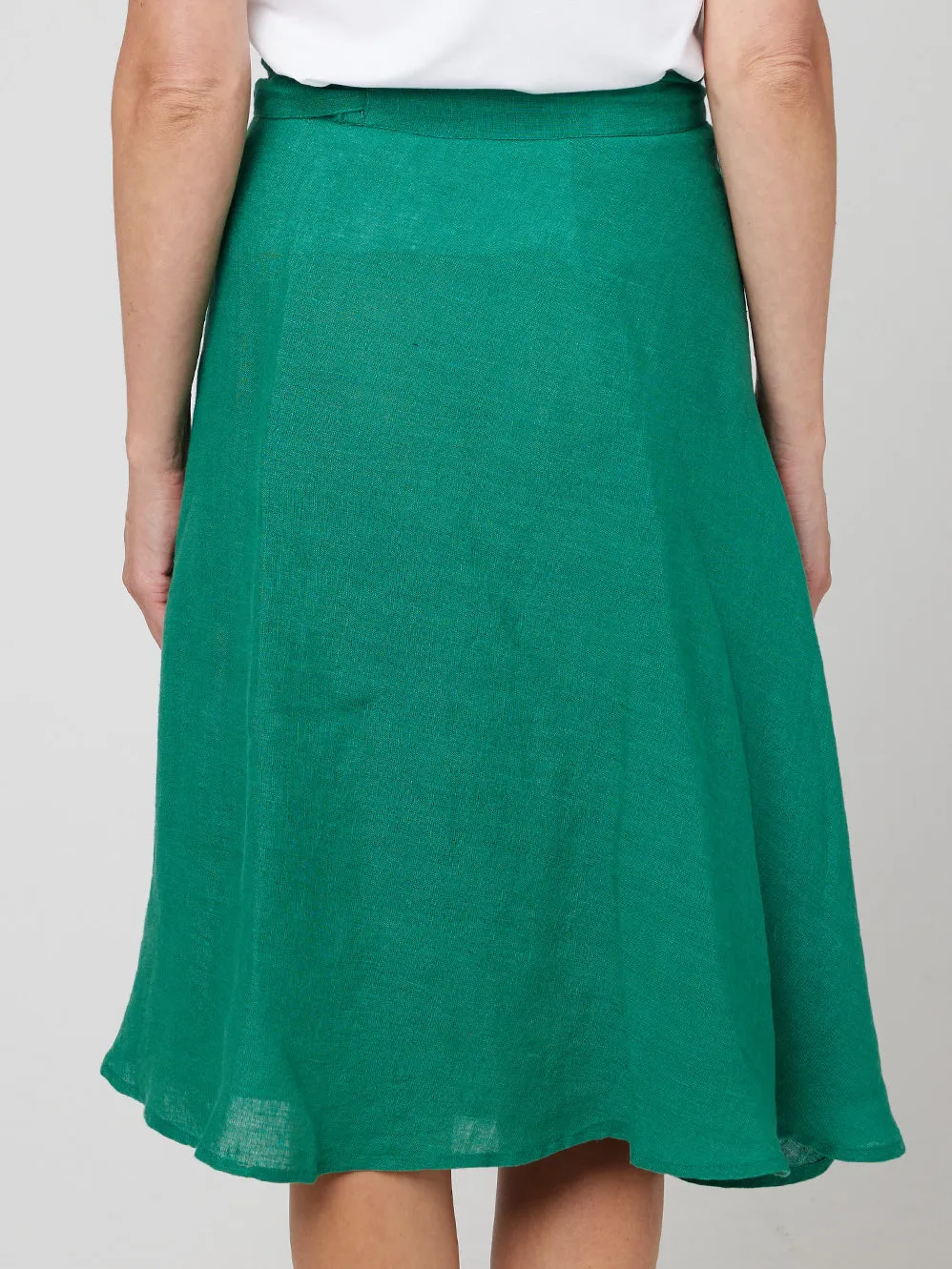 CAKE LINEN WRAP SKIRT sold by Yeltuor product image thumbnail 2