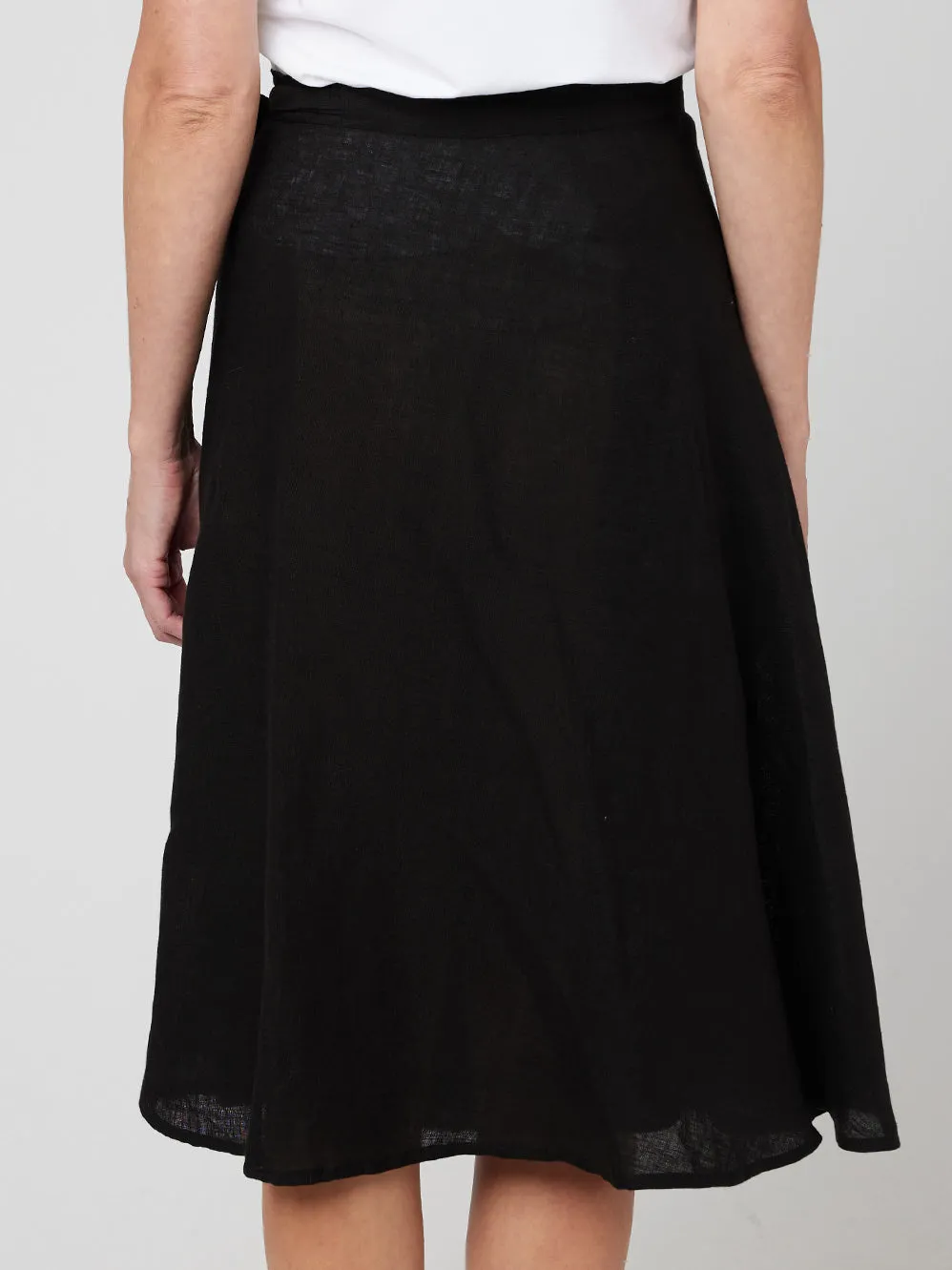 CAKE LINEN WRAP SKIRT sold by Yeltuor product image thumbnail 4