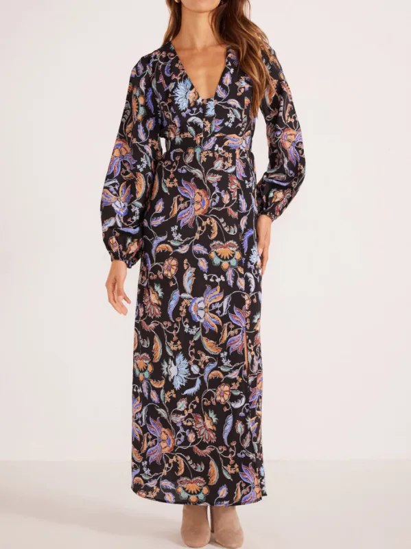 MINKPINK CELESTE LONG SLEEVE MIDI DRESS sold by Yeltuor