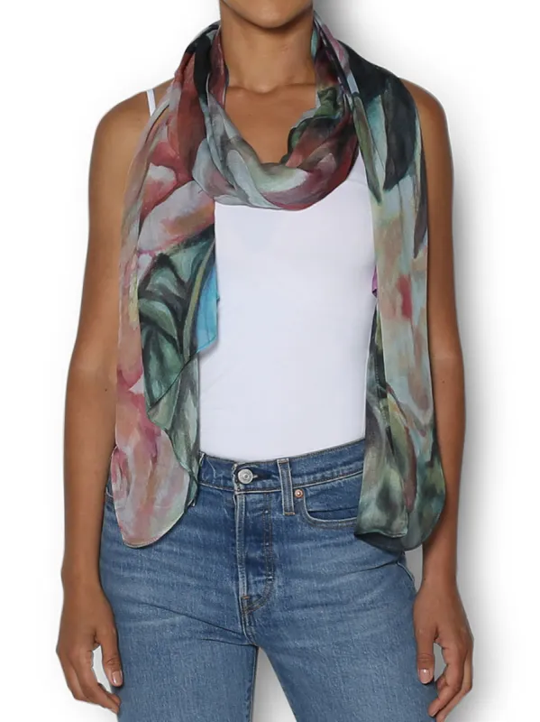 THE ARTISTS LABEL CRAFTY FOX SCARF sold by Yeltuor