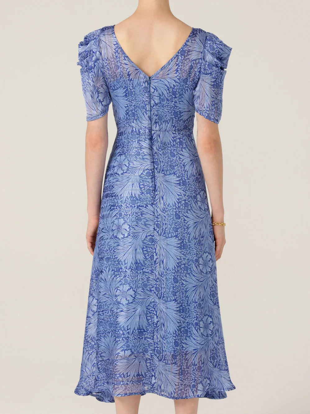 SACHA DRAKE BLUE JAY MIDI DRESS sold by Yeltuor product image thumbnail 4