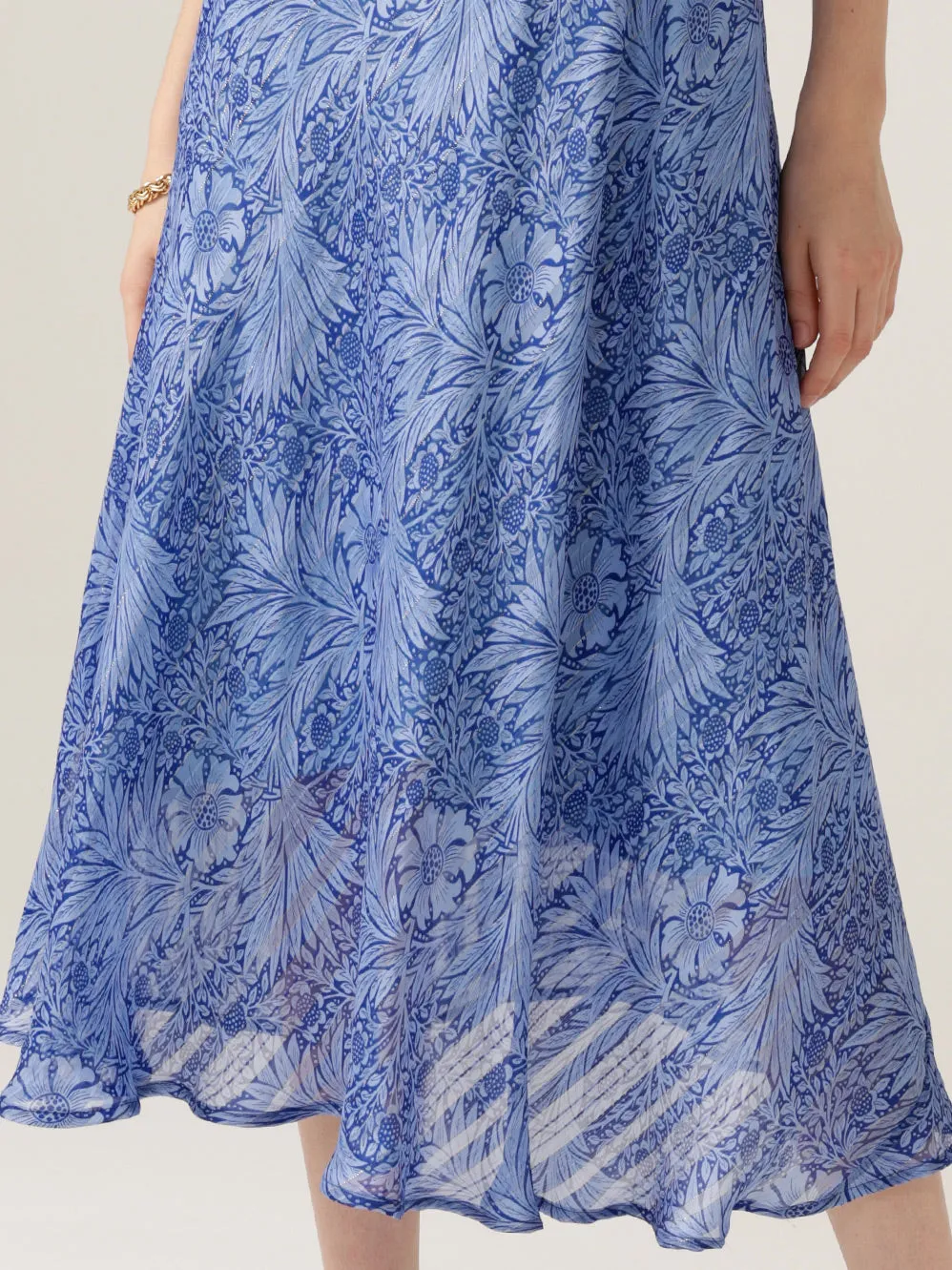 SACHA DRAKE BLUE JAY MIDI DRESS sold by Yeltuor product image thumbnail 3