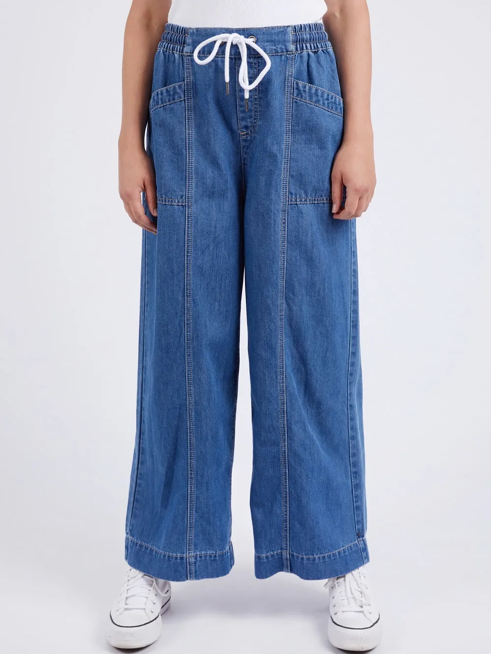 ELM ALOURA WIDE LEG JEAN sold by Yeltuor