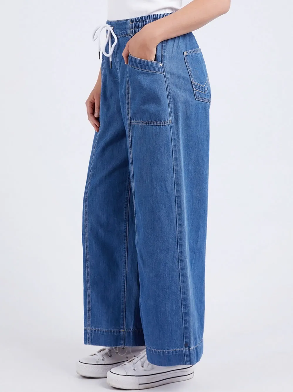 ELM ALOURA WIDE LEG JEAN sold by Yeltuor product image thumbnail 2