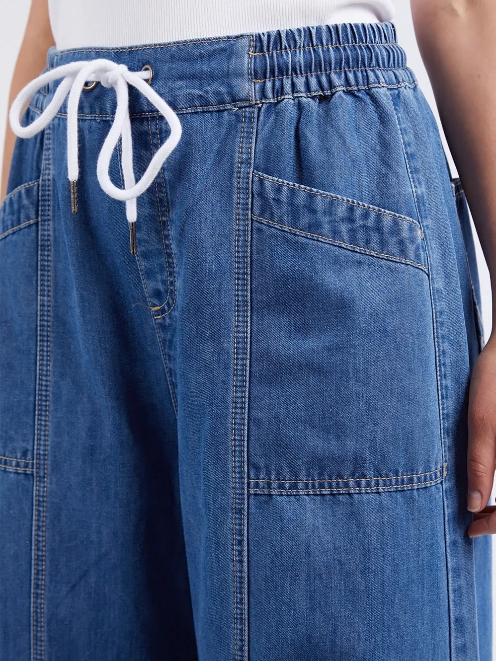 ELM ALOURA WIDE LEG JEAN sold by Yeltuor product image thumbnail 3