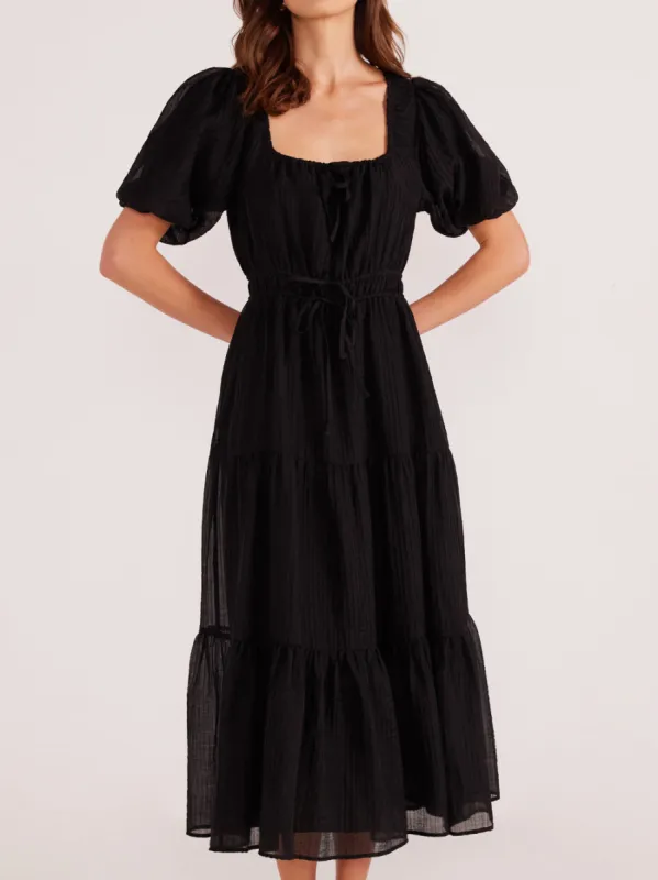 MINKPINK AMY TIERED MIDI DRESS sold by Yeltuor