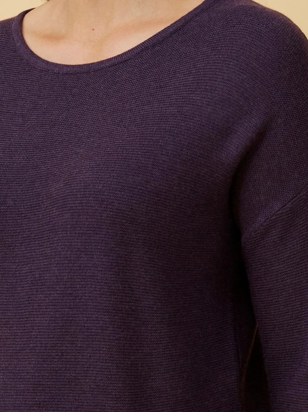 CAROLINE K MORGAN CURVED HEM PULLOVER sold by Yeltuor product image thumbnail 3