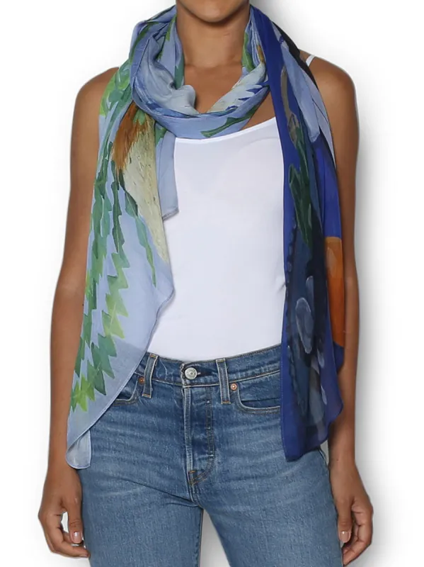 THE ARTISTS LABEL QUIET MORNING SCARF sold by Yeltuor