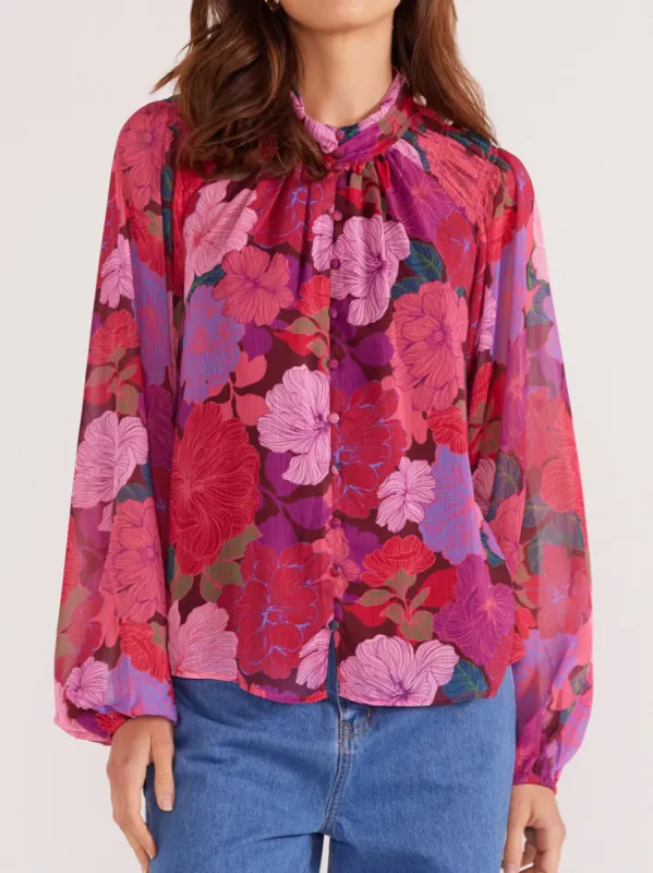 MINKPINK LEXI LONG SLEEVE BLOUSE sold by Yeltuor