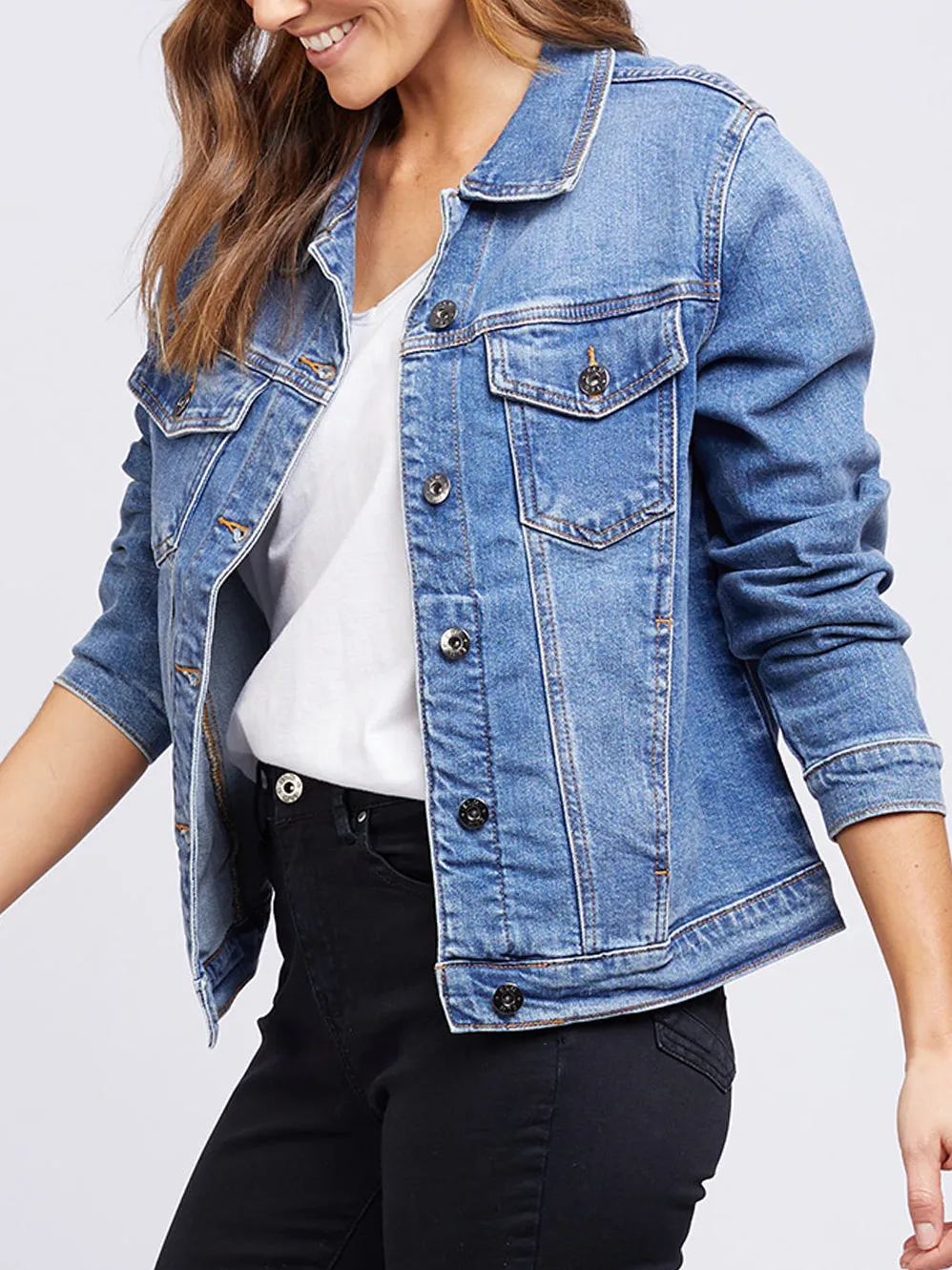 ELM ANGIE DENIM JACKET sold by Yeltuor product image thumbnail 2